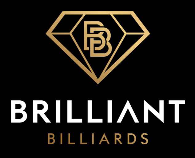 Brilliant Billiards — gold diamond and BB monogram