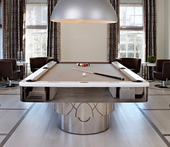 Art Deco Custom Pool Table | Luxury Billiard Table | Brilliant Billiards