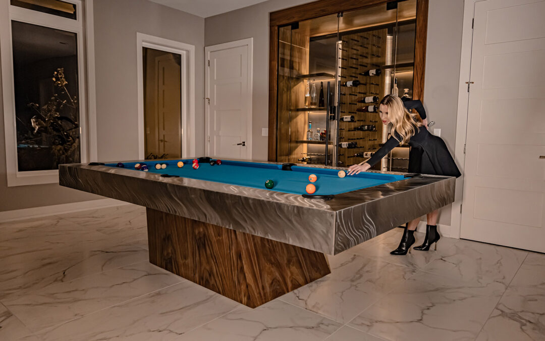 Optimus Catalina style pool table reimagined as Optimus luxury design