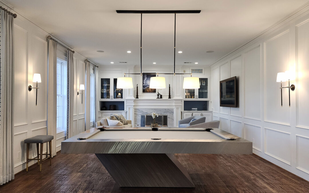 Optimus custom pool table centerpiece for luxury homes