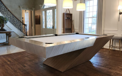 Custom Pool Table Materials: Slate, Wood, Cloth, Metal Finishes