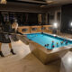 Optimus Catalina handcrafted pool table styled for luxury interiors