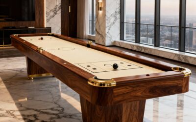 Luxury Custom Pool Tables: Exclusive Shuffleboards for Estates