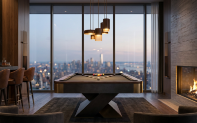 Luxury Custom Pool Tables for Penthouse Game Rooms and Lounges