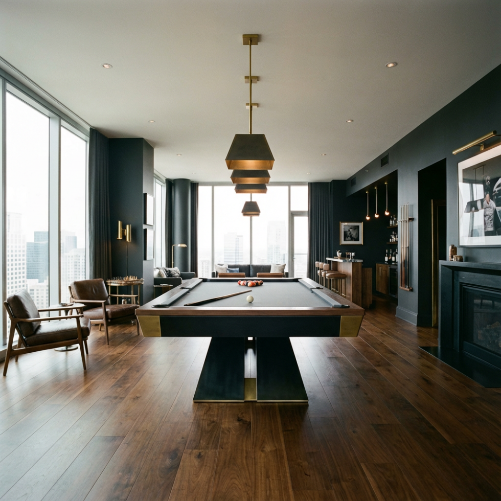 Luxury Custom Pool Tables: Integrating Tables Into Interiors ...