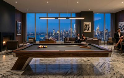 Modern Cantilever Pool Table Design For Luxury Spaces