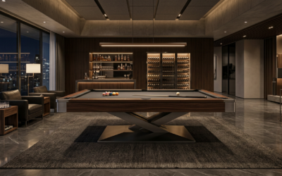 Modern Cantilever Pool Table Design Ideas for Luxury Homes