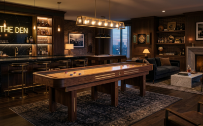 Bespoke Shuffleboard Tables for Luxury Game Rooms