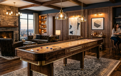 High End Shuffleboard Tables for Luxury Game Rooms
