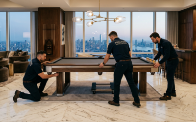 White Glove Pool Table Installation For Luxury Homes