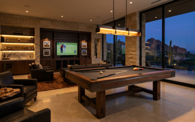 Custom Pool Table Finishes for Luxury Game Rooms in Scottsdale