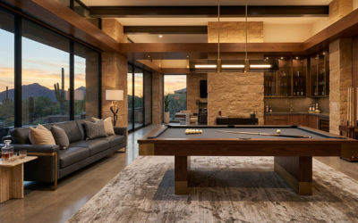 Blog | Luxury Custom Pool Tables | Brilliant Billiards Luxury Billiard Room Ideas for a Modern Scottsdale Home