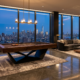 Statement Pool Tables for Penthouses That Elevate Luxury | Luxury Custom Pool Tables | Brilliant Billiards