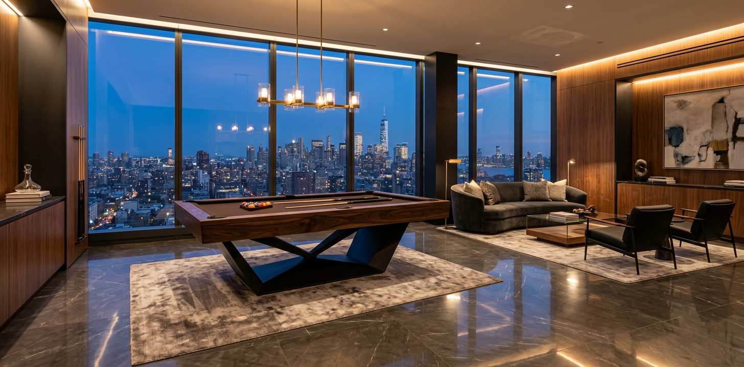 Statement Pool Tables For Penthouses That Elevate Luxury | Brilliant ...