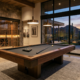 Cantilever Pool Table Architecture in Scottsdale Luxury Homes | Luxury Custom Pool Tables | Brilliant Billiards