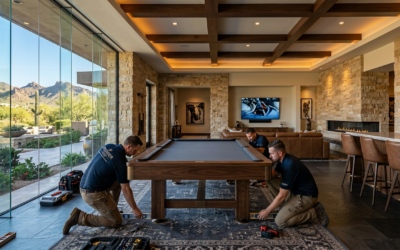 Blog | Luxury Custom Pool Tables | Brilliant Billiards Professional Pool Table Installation Guide Scottsdale Estates