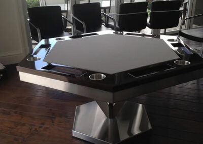 Modern handcrafted luxury card table