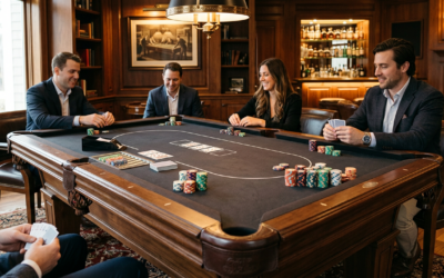 Blog | Luxury Custom Pool Tables | Brilliant Billiards Custom Neoprene Poker Overlay for Pool Tables: Complete Guide