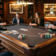 Custom Neoprene Poker Overlay for Pool Tables: Complete Guide | Luxury Custom Pool Tables | Brilliant Billiards
