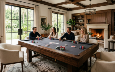 Blog | Luxury Custom Pool Tables | Brilliant Billiards Dual-Purpose Luxury Game Table Beverly Hills: A Smart Choice