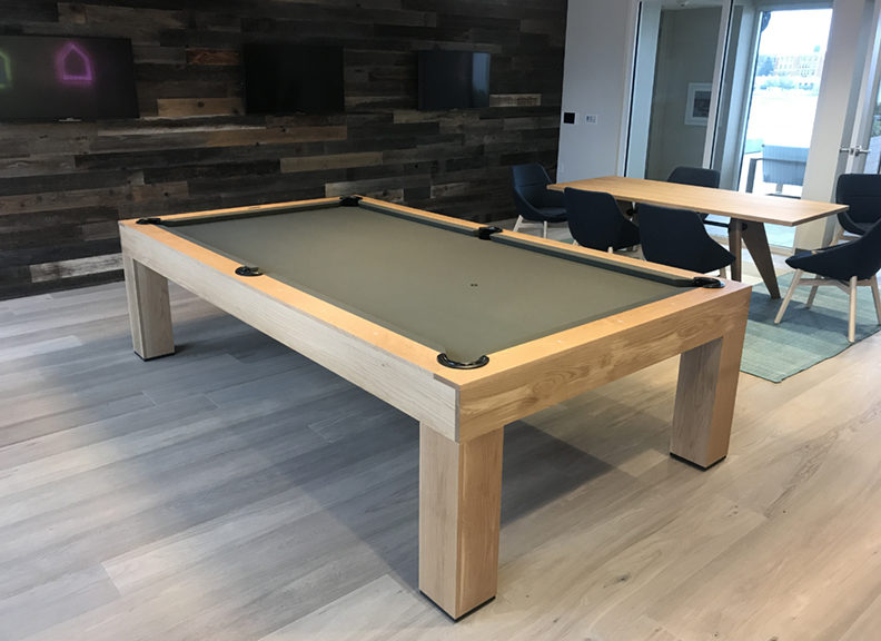 Ace custom pool table from the Brilliant Billiards collection