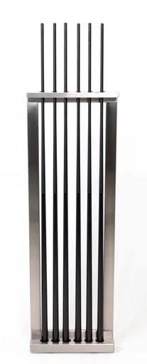 Wall-mounted cue rack design from Brilliant Billiards