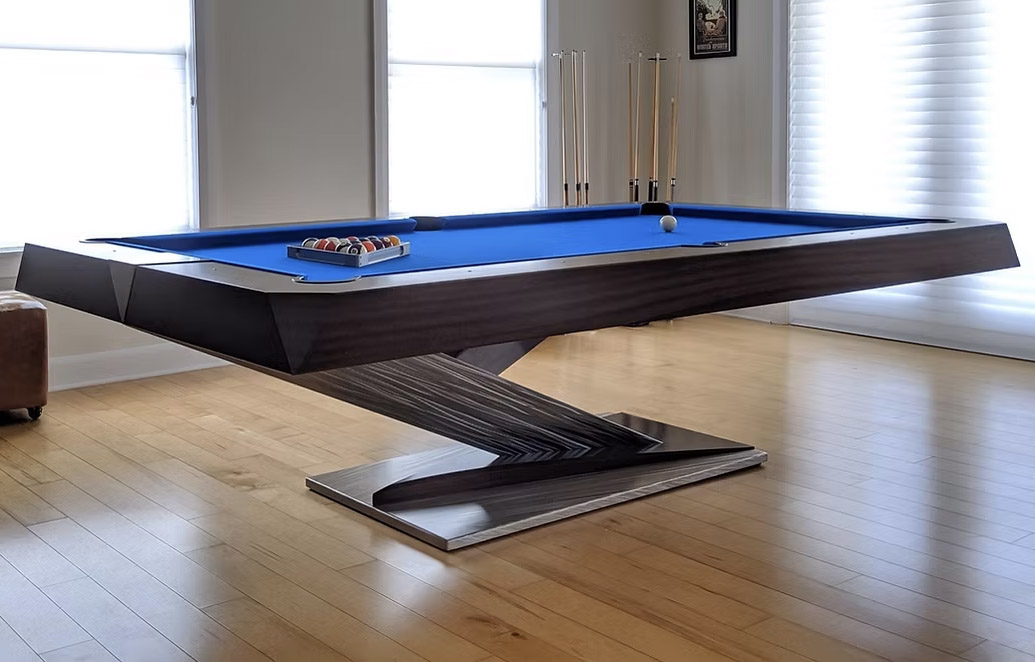 Prizm custom pool table from the Brilliant Billiards collection