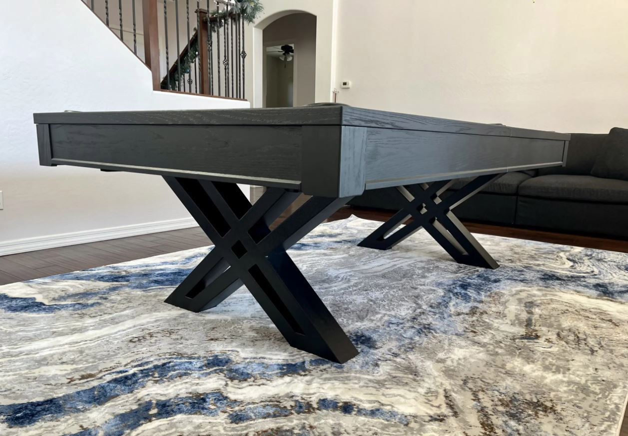 EXCELLENT POOL TABLES | Luxury Custom Pool Tables | Brilliant Billiards Storm custom pool table from the Brilliant Billiards collection