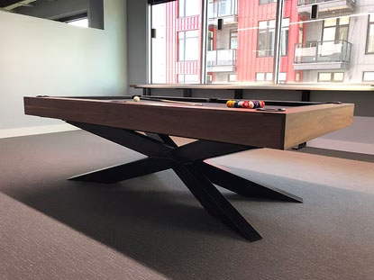 X Factor custom pool table from the Brilliant Billiards collection